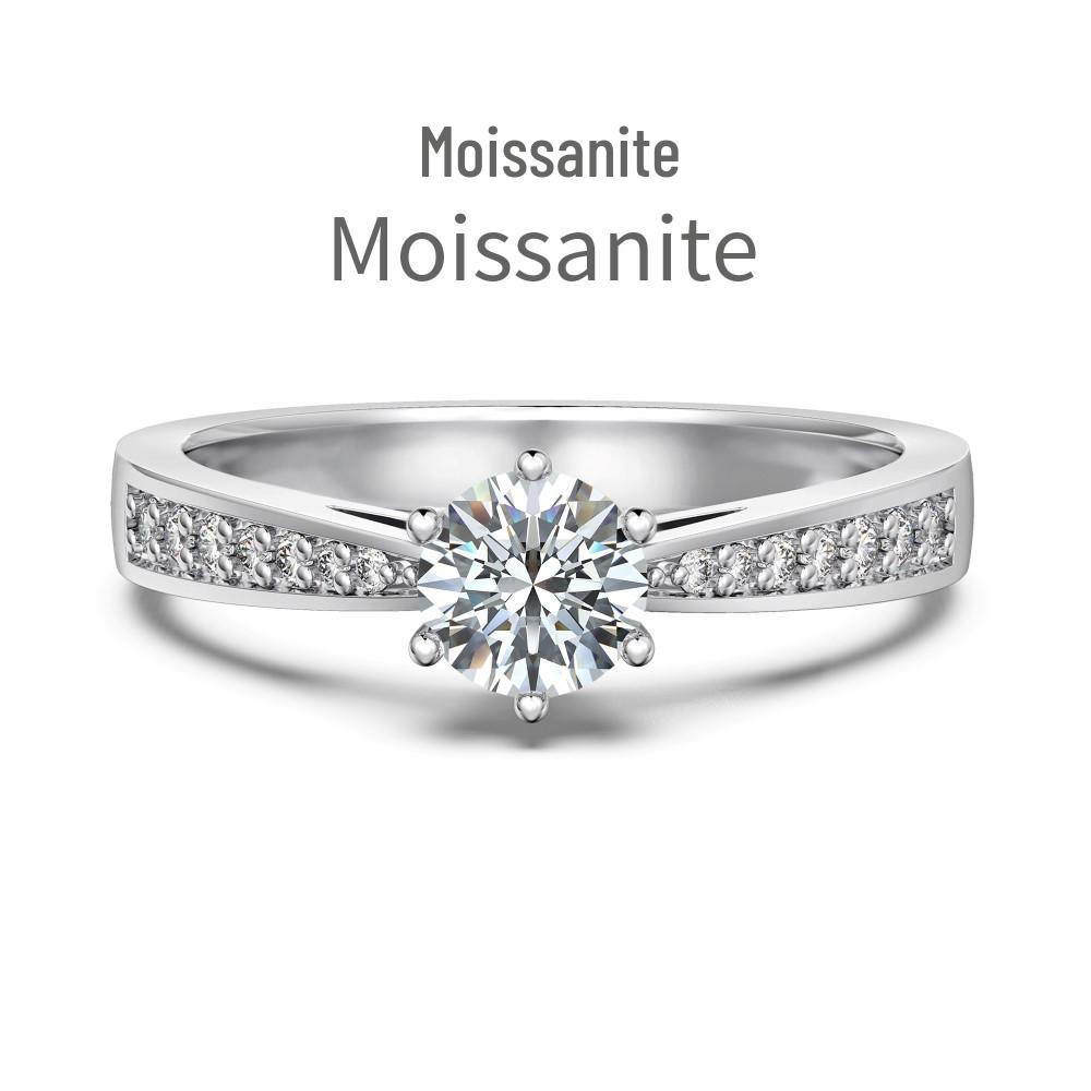 Mo Sang Series S925 Sterling Silver 0.5 Carat D Color Sparkling Diamond Women s Engagement Ring Size 6
Mo Sang Series S925 Sterling Silver 0.5 Carat D Color Sparkling Diamond Women s Engagement Ring Size 6