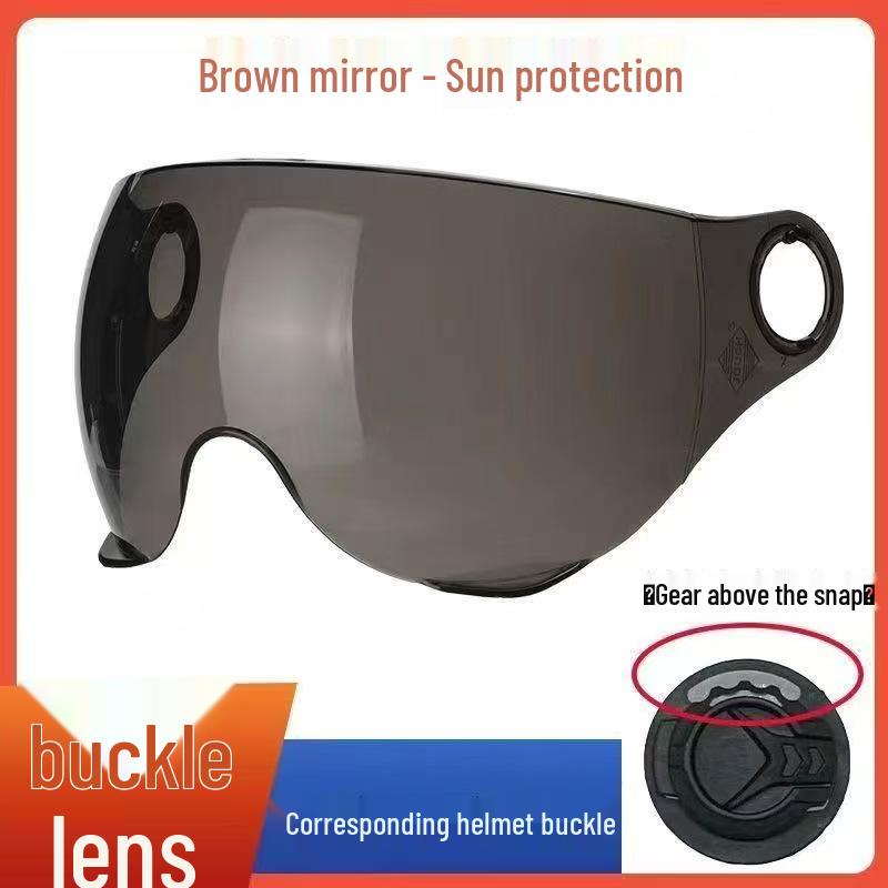 Buckle Electric Scooter Helmet Visor: Universal Sun Protection & Anti-fog Shield
Buckle Electric Scooter Helmet Visor: Universal Sun Protection & Anti-fog Shield
