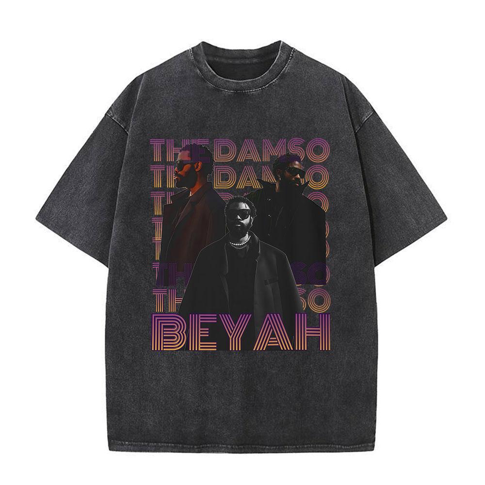 Rapper Damso Beyah Tour 2026 Vintage Washed Tshirt Fashion Hip Hop Oversized Short Sleeve T Shirts Mens Women Casual Tshirts S
Rapper Damso Beyah Tour 2026 Vintage Washed Tshirt Fashion Hip Hop Oversized Short Sleeve T Shirts Mens Women Casual Tshirts S