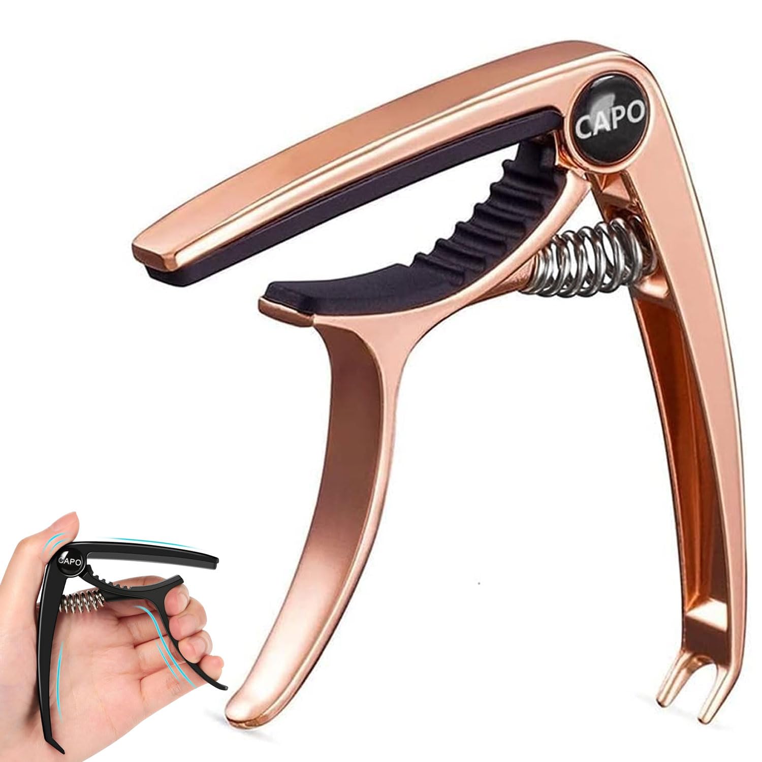 Capo Capotasto Zinc Alloy Ultra Lightweight Smooth Adjustment Fixation Lightweight High Strength Bridge Pin Removal Function Quick Lock Guitar Capo
Capo Capotasto Zinc Alloy Ultra Lightweight Smooth Adjustment Fixation Lightweight High Strength Bridge Pin Removal Function Quick Lock Guitar Capo