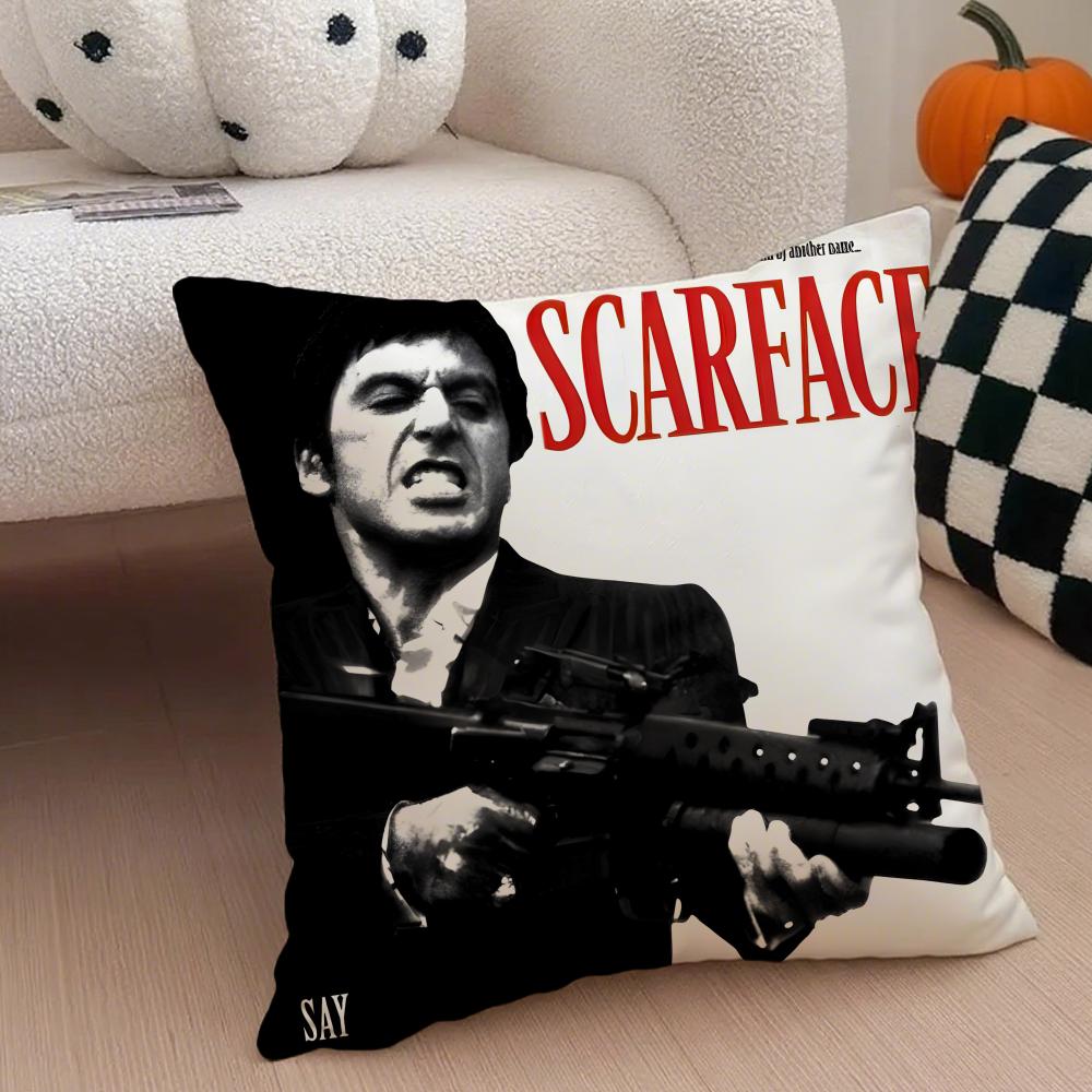 SScarface Cushion Cover Throw Pillow Cover Hidden Button Durable Polyester Chair Cushion 30X30cm
SScarface Cushion Cover Throw Pillow Cover Hidden Button Durable Polyester Chair Cushion 30X30cm