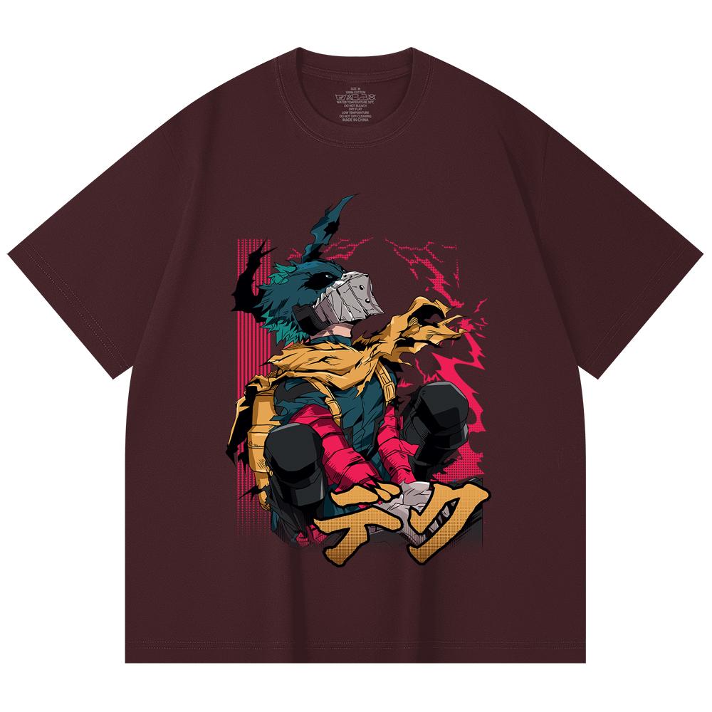 230 Gsm 100% Cotton My Hero Academia V16 Deku Print Unisex Heavy Cotton T Shirt 2XL вина червоного кольору
230 Gsm 100% Cotton My Hero Academia V16 Deku Print Unisex Heavy Cotton T Shirt 2XL вина червоного кольору