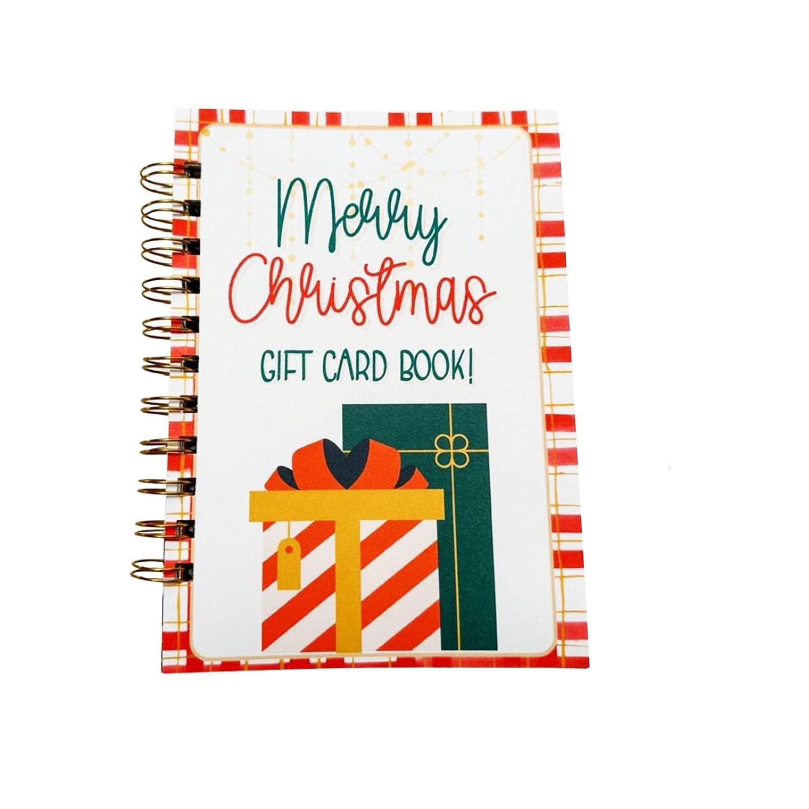 Книга подарочных карт на Рождество, внутренние страницы которой вмещают несколько карт, что делает ее удобной для дарения и праздничных поздравлений. One Size
Книга подарочных карт на Рождество, внутренние страницы которой вмещают несколько карт, что делает ее удобной для дарения и праздничных поздравлений. One Size