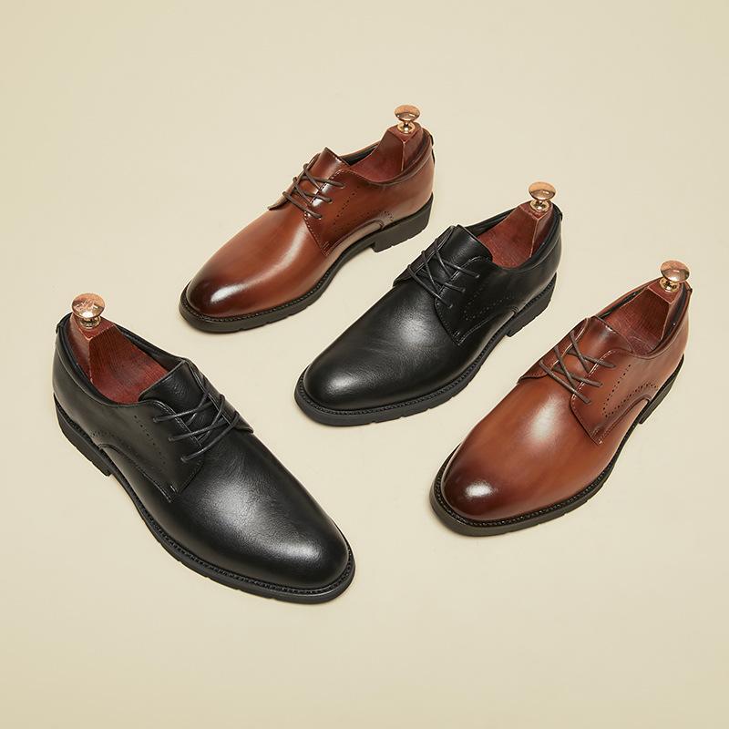 Spring and summer new soft-soled men s British casual leather formal leather shoes pointed comfortable men s shoes trend 38
Spring and summer new soft-soled men s British casual leather formal leather shoes pointed comfortable men s shoes trend 38