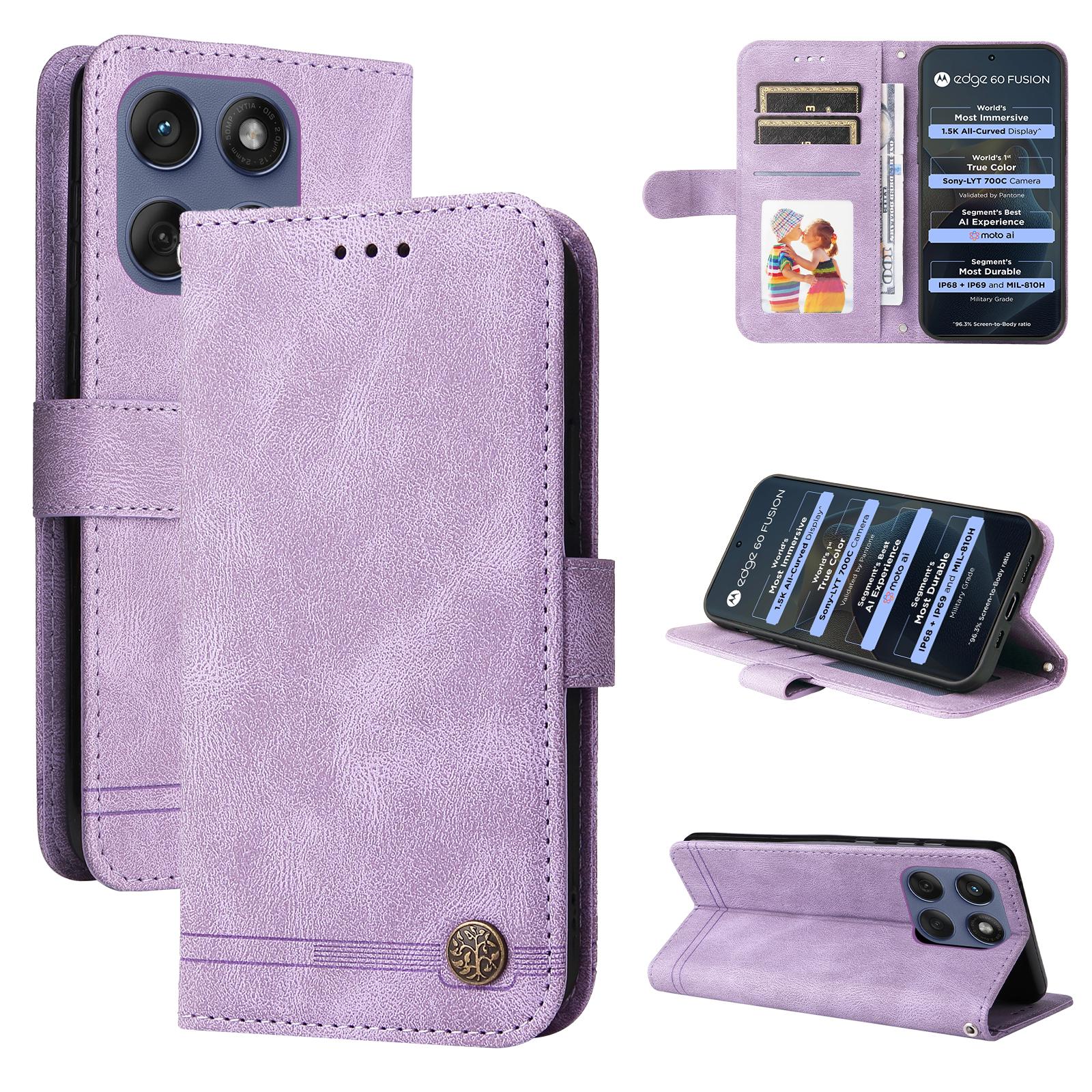 For Motorola Edge 60 Fusion 5G Leather Wallet Cases Skin Touch Phone Cover Stand with Strap Purple
For Motorola Edge 60 Fusion 5G Leather Wallet Cases Skin Touch Phone Cover Stand with Strap Purple