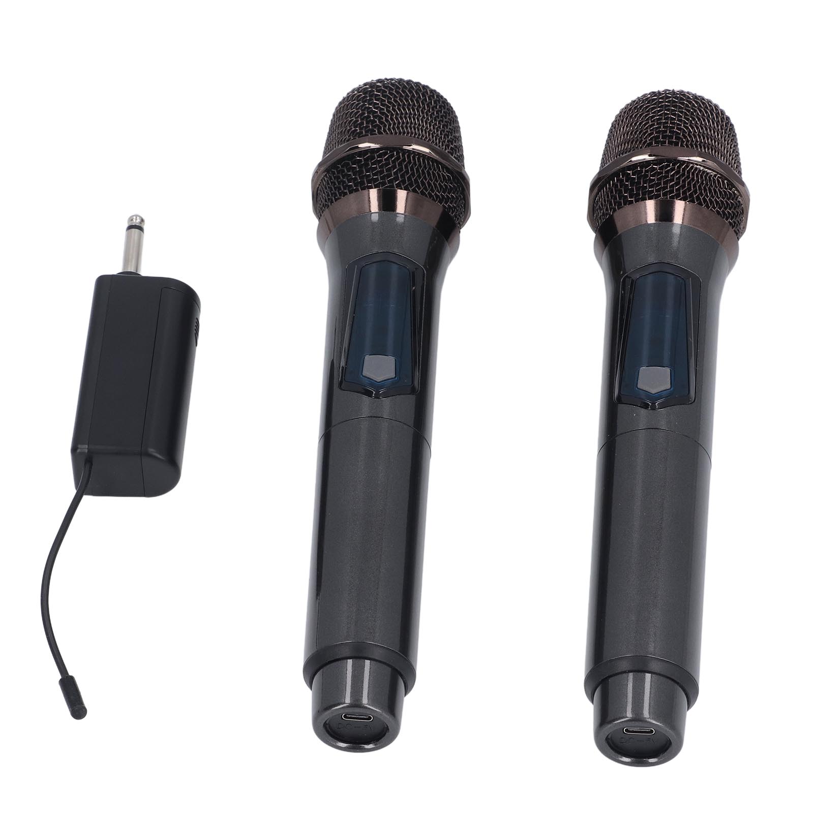 2шт беспроводных микрофона с приемником светодиодный экран ручной подвижной катушкой микрофон набор для караоке встречи
2шт беспроводных микрофона с приемником светодиодный экран ручной подвижной катушкой микрофон набор для караоке встречи