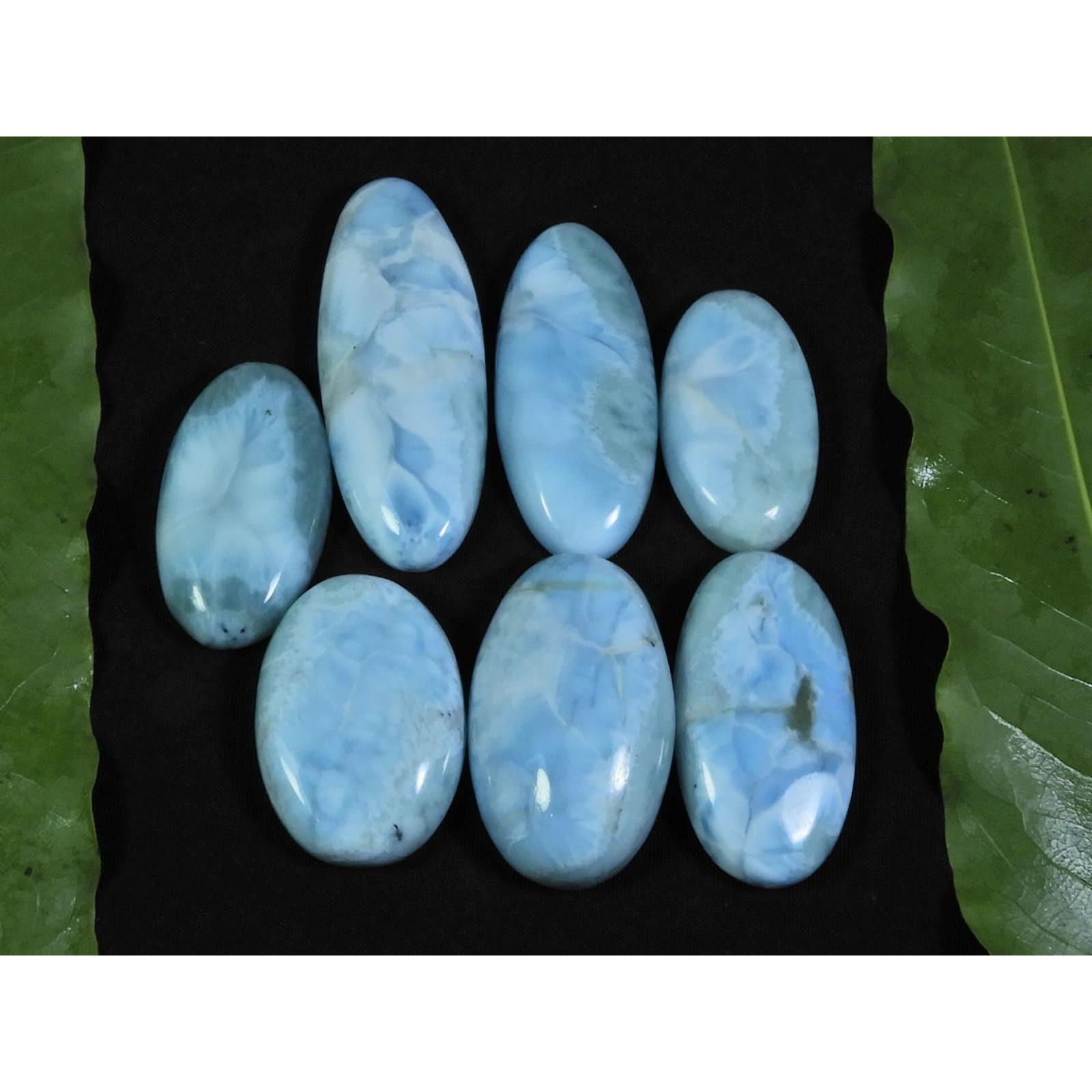 19X25-15X40MM Natural Larimar Pectolite Oval Cabochon Loose Gemstone 7Pcs C-59
19X25-15X40MM Natural Larimar Pectolite Oval Cabochon Loose Gemstone 7Pcs C-59