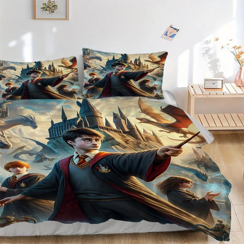 3pcs Hogwarts Bedding Set: Perfect for Bedroom or Guest Room. Soft and Comfortable with No Core Included yy251010160 135x200cm
3pcs Hogwarts Bedding Set: Perfect for Bedroom or Guest Room. Soft and Comfortable with No Core Included yy251010160 135x200cm