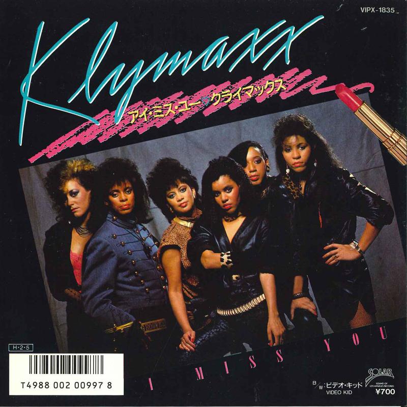 7inch Record KLYMAXX - I Miss You / Video Kid VIPX1835 SOLAR 1986 Japan Soul/Funk
7inch Record KLYMAXX - I Miss You / Video Kid VIPX1835 SOLAR 1986 Japan Soul/Funk