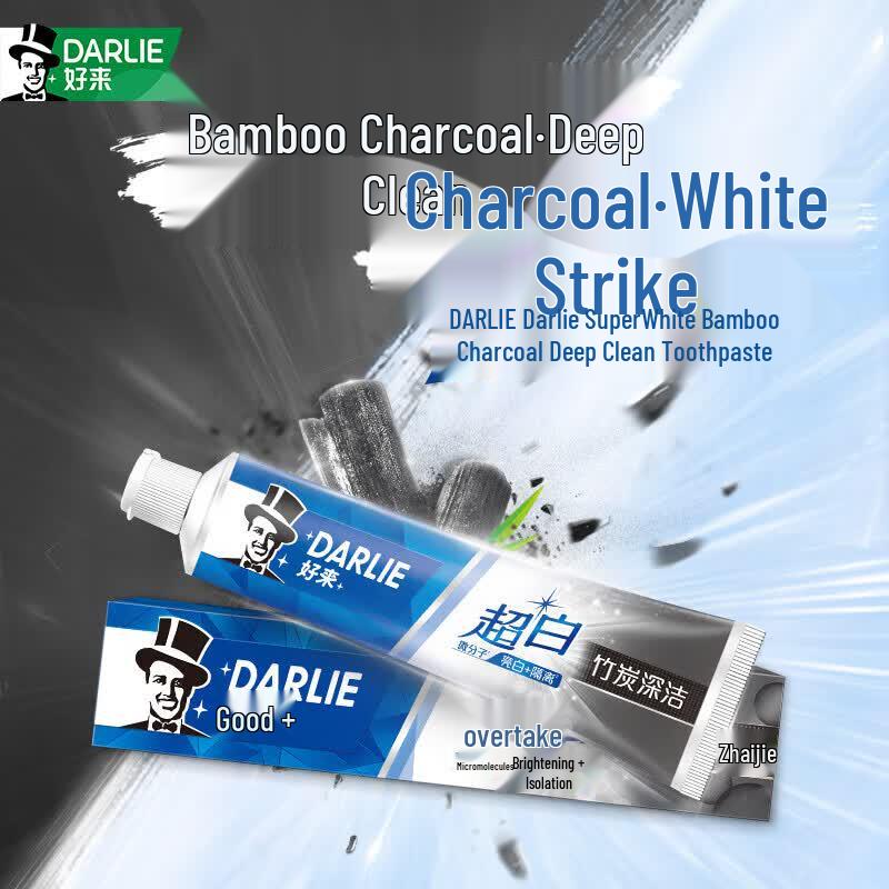 Darlie Ultra White Bamboo Charcoal Deep Clean Toothpaste 3x140g
Darlie Ultra White Bamboo Charcoal Deep Clean Toothpaste 3x140g