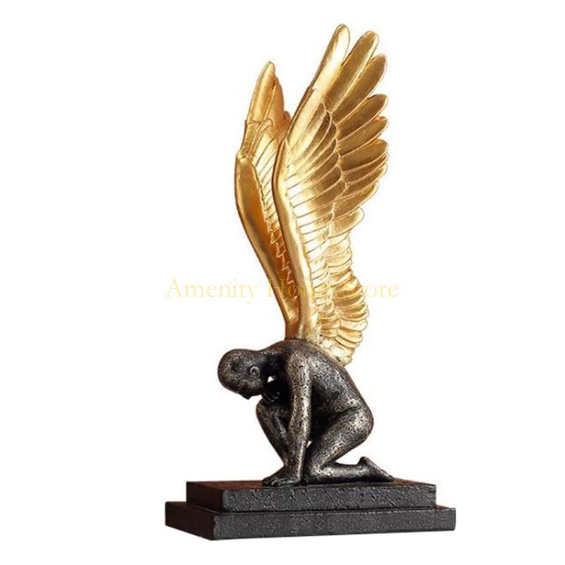 F26C Angel Figurine for Creative Angel Wing Statue for Collectible Home Office Ornament Tabletop Decoration Indoor Outdoor Resin
F26C Angel Figurine for Creative Angel Wing Statue for Collectible Home Office Ornament Tabletop Decoration Indoor Outdoor Resin
