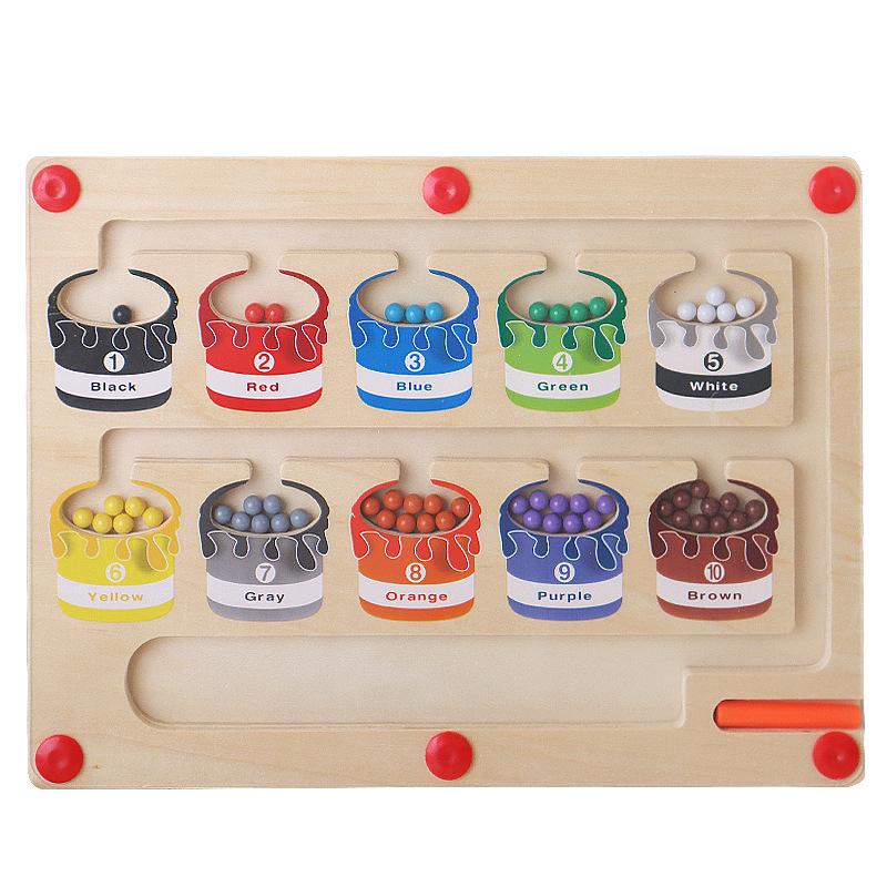 Children s Magnetic Color Sorting Maze: Wooden Educational Toy for Early Learning and Counting
Children s Magnetic Color Sorting Maze: Wooden Educational Toy for Early Learning and Counting