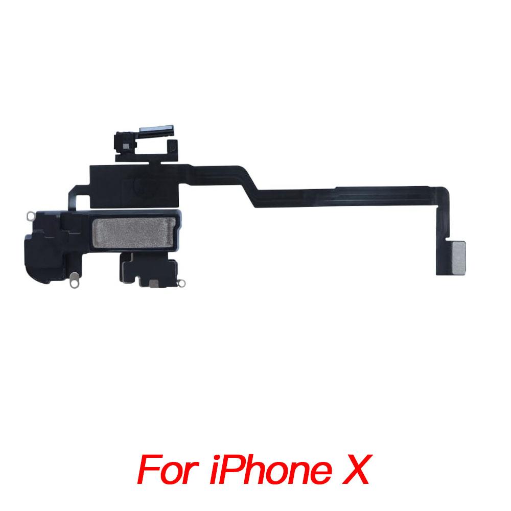 Ear Speaker Flex Cable Replacement For iPhone X XR XS 11 12 Mini Pro Max Ear Piece Upper Loudspeaker Light Sensor Microphone For iPhone X
Ear Speaker Flex Cable Replacement For iPhone X XR XS 11 12 Mini Pro Max Ear Piece Upper Loudspeaker Light Sensor Microphone For iPhone X
