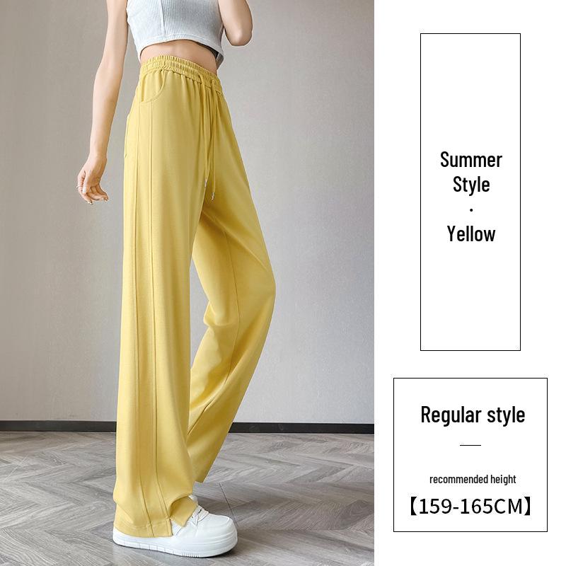 Women s Summer Ice Silk Banana Sweatpants - 2026 New Style: Casual, High-End, Narrow Straight, Wide Leg. 2XL
Women s Summer Ice Silk Banana Sweatpants - 2026 New Style: Casual, High-End, Narrow Straight, Wide Leg. 2XL