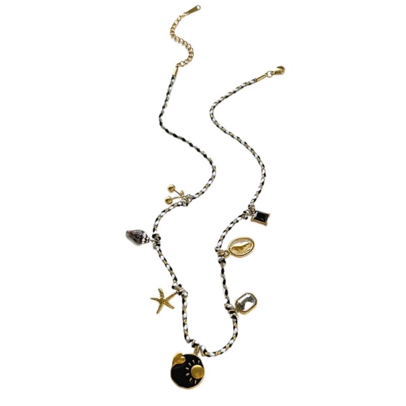 Summer Stainless Steel Necklace Sea Themed Starfish and Heart Charm Drop Oil Neckwear Enamel Jewelry Accessory
Summer Stainless Steel Necklace Sea Themed Starfish and Heart Charm Drop Oil Neckwear Enamel Jewelry Accessory