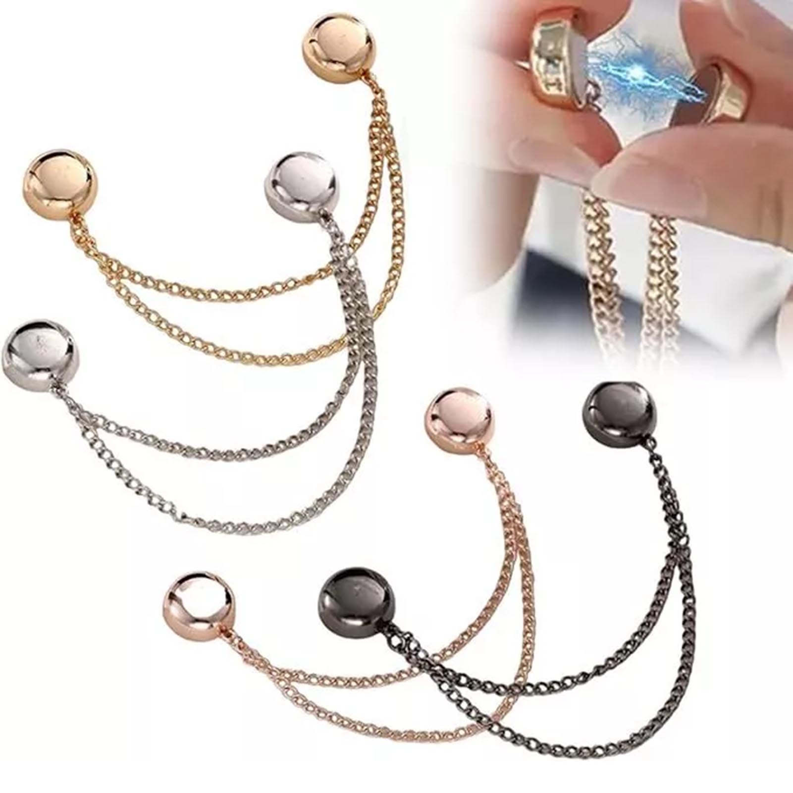 1 шт. Многоцелевая цветная брошь без булавок, прочные металлические магнитные зажимы для одежды, шалей, для рукавов рубашек, юбок, платьев золотой
1 шт. Многоцелевая цветная брошь без булавок, прочные металлические магнитные зажимы для одежды, шалей, для рукавов рубашек, юбок, платьев золотой