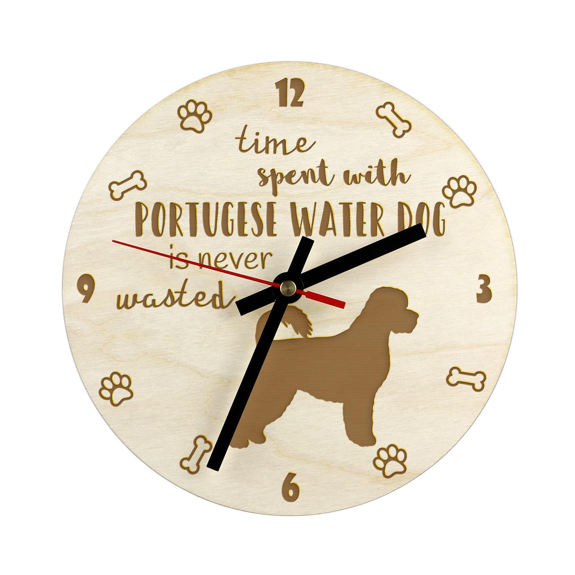 Portuguese Water Dog, Portie, PWD, Water Dog - clock with dog, wooden clock with engraving, personalised clock by Art-Dog
Portuguese Water Dog, Portie, PWD, Water Dog - clock with dog, wooden clock with engraving, personalised clock by Art-Dog