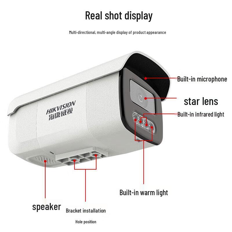 HIKVISION 4MP POE Full-Color Night Vision Bullet Surveillance Camera CN plug (adapter included)
HIKVISION 4MP POE Full-Color Night Vision Bullet Surveillance Camera CN plug (adapter included)