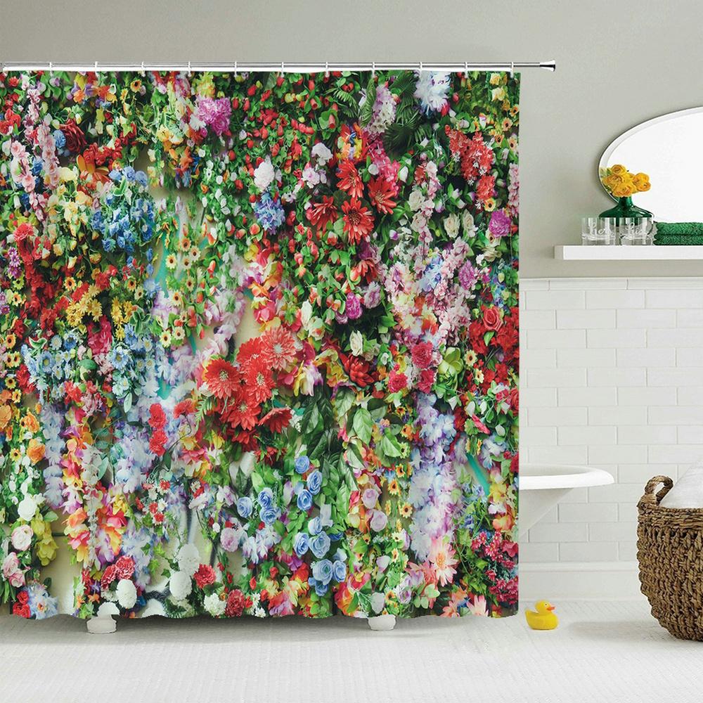 Bath Curtain 3d Printing Flower Colorful Shower Curtains 180*180cm Waterproof Bathroom Curtain Home Washable Fabric With12 Hooks W90xH180cm
Bath Curtain 3d Printing Flower Colorful Shower Curtains 180*180cm Waterproof Bathroom Curtain Home Washable Fabric With12 Hooks W90xH180cm
