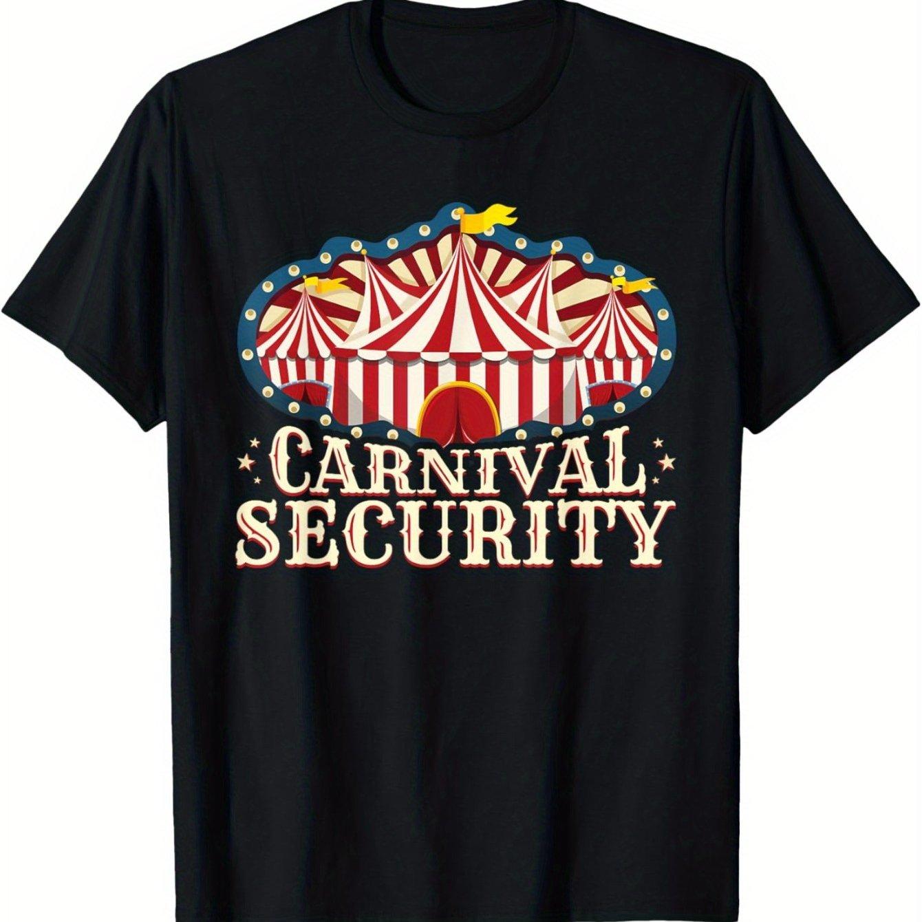 Carnival Security Circus Tent Graphic Men s Cotton T-Shirt Casual Short Sleeve Crewneck Tee 4XL
Carnival Security Circus Tent Graphic Men s Cotton T-Shirt Casual Short Sleeve Crewneck Tee 4XL