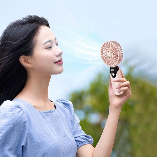 Yousheng Portable Handheld Fan with Digital Display 5 Speed Settings Low Noise Foldable Design Rechargeable Mini Fan S розовый
Yousheng Portable Handheld Fan with Digital Display 5 Speed Settings Low Noise Foldable Design Rechargeable Mini Fan S розовый