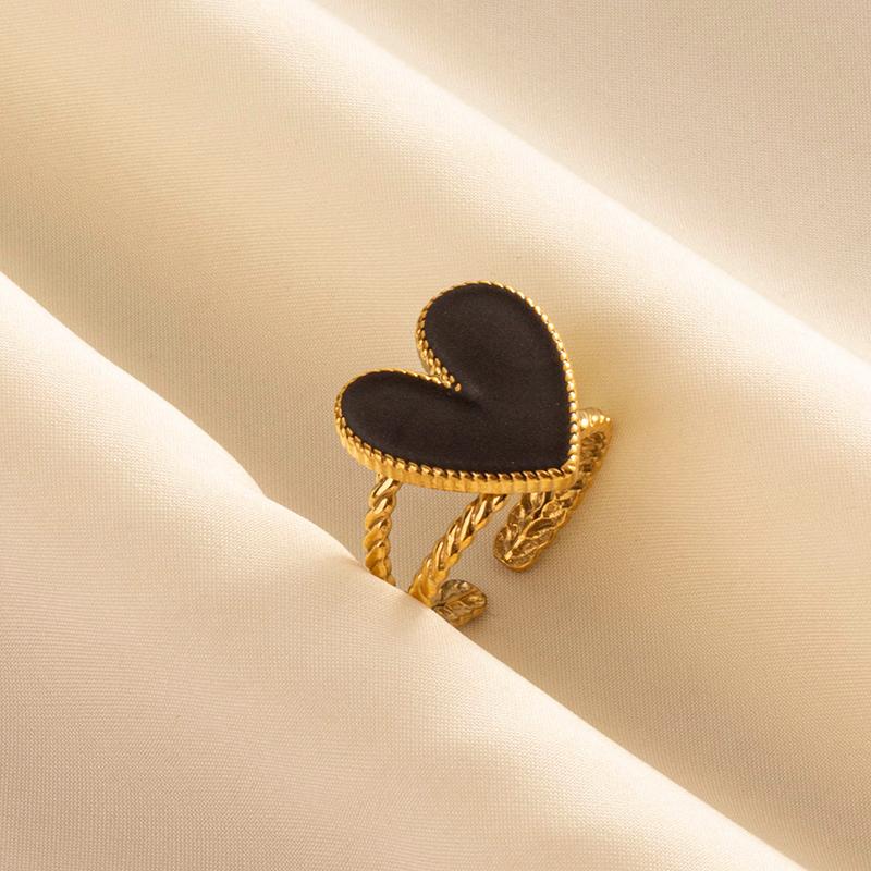 Balck Enamel Gold Plated Heart Fire Evil Eye Stainless Steel Ring Vintage Finger Jewelry Sun Moon Star Rings For Women Men Bague
Balck Enamel Gold Plated Heart Fire Evil Eye Stainless Steel Ring Vintage Finger Jewelry Sun Moon Star Rings For Women Men Bague