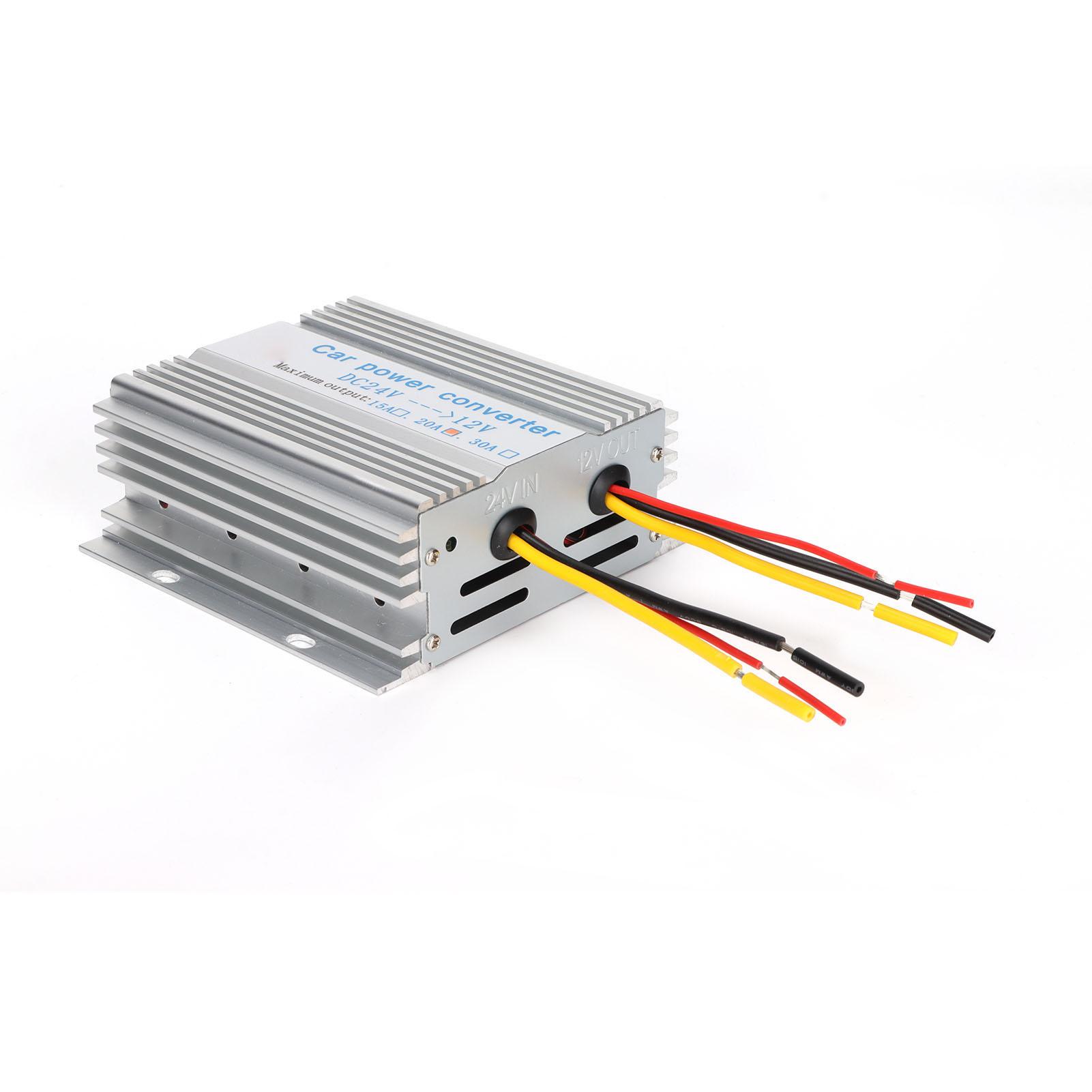 20A 240W Автомобильный инвертор DC 24V в 12V Автомобильный преобразователь питания адаптер для больших средних автобусов грузовиков
20A 240W Автомобильный инвертор DC 24V в 12V Автомобильный преобразователь питания адаптер для больших средних автобусов грузовиков