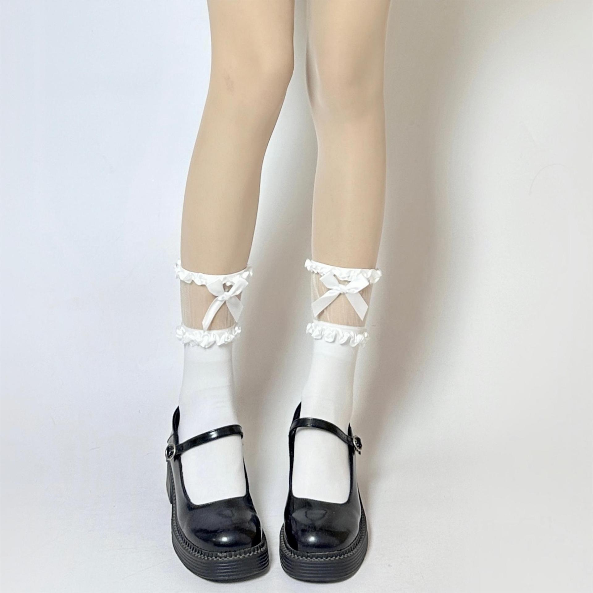 lolita Lace-trimmed mid-length socks for women, thin velvet style for spring and summer jk Japanese-style Lolita calf socks Average Size
lolita Lace-trimmed mid-length socks for women, thin velvet style for spring and summer jk Japanese-style Lolita calf socks Average Size