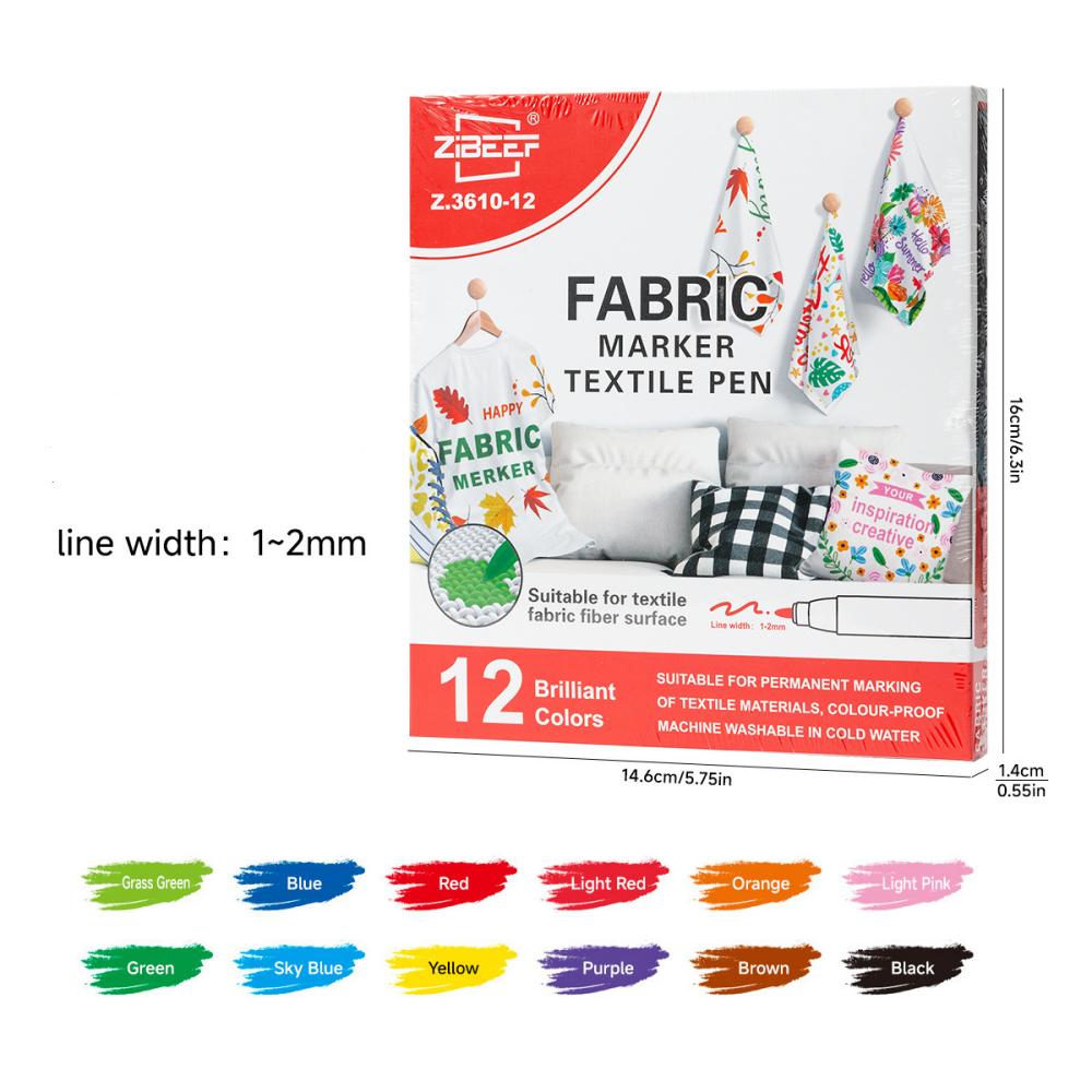 Waterproof Fabric Painting Marker Pen Artist Costume Design Canvas Shoes Clothes Graffiti DIY Textile Paintbrush Art Supplies
Waterproof Fabric Painting Marker Pen Artist Costume Design Canvas Shoes Clothes Graffiti DIY Textile Paintbrush Art Supplies