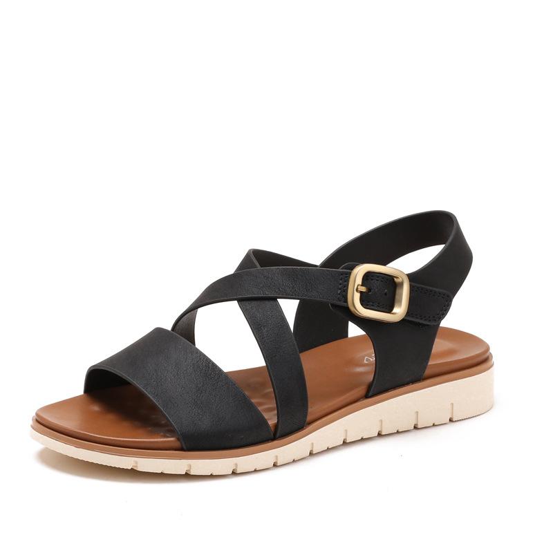 Женские летние сандалии на танкетке, новинка, Юго-Восточная Азия, мягкая подошва с женскими римскими сандалиями 36 чёрный
Женские летние сандалии на танкетке, новинка, Юго-Восточная Азия, мягкая подошва с женскими римскими сандалиями 36 чёрный