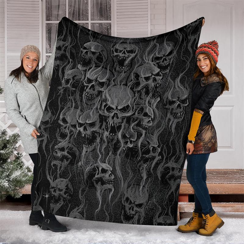 Gothic Skull Floral Blanket – Ultra-Plush Polyester Throw – Warm Lightweight for Sofa Bed Travel – Dark Elegant Decor 130x150cm51x59in
Gothic Skull Floral Blanket – Ultra-Plush Polyester Throw – Warm Lightweight for Sofa Bed Travel – Dark Elegant Decor 130x150cm51x59in