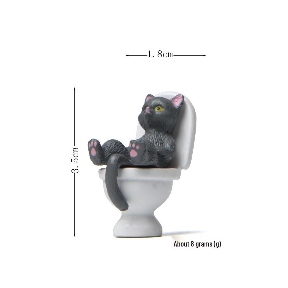 Creative Cat Figurines: 5-Piece Series of Sitting and Lying Toilet Posing Kittens for Desktop Decor Figurine
Creative Cat Figurines: 5-Piece Series of Sitting and Lying Toilet Posing Kittens for Desktop Decor Figurine
