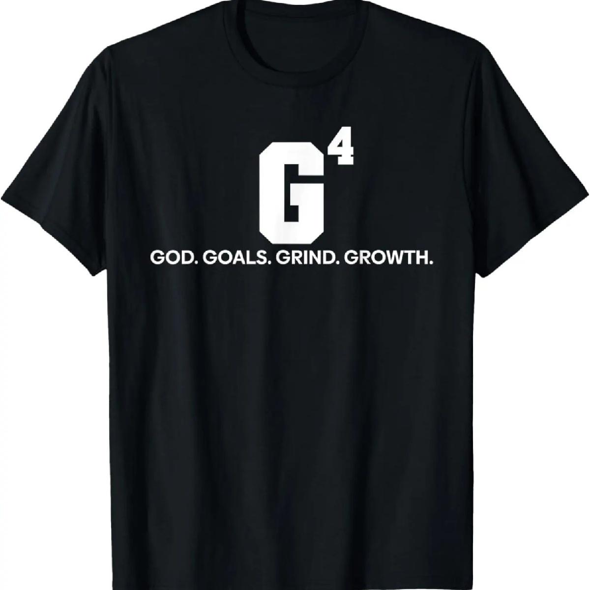G4 God Goals Grind Growth Funny Christian T-Shirt XXXXXL чорний
G4 God Goals Grind Growth Funny Christian T-Shirt XXXXXL чорний
