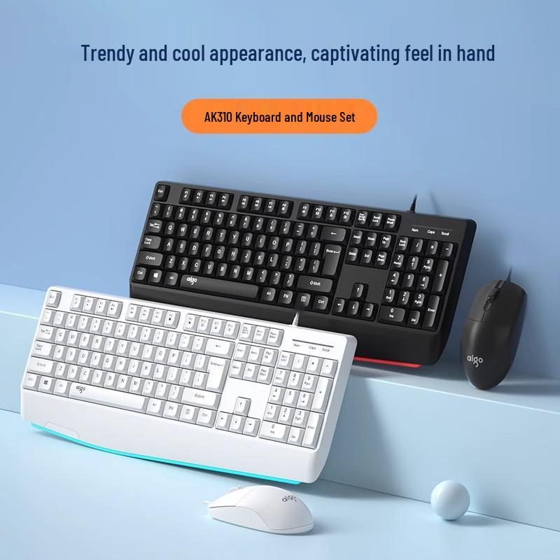 Patriot AK310 USB Wired Keyboard and Mouse Set for Home or Office
Patriot AK310 USB Wired Keyboard and Mouse Set for Home or Office