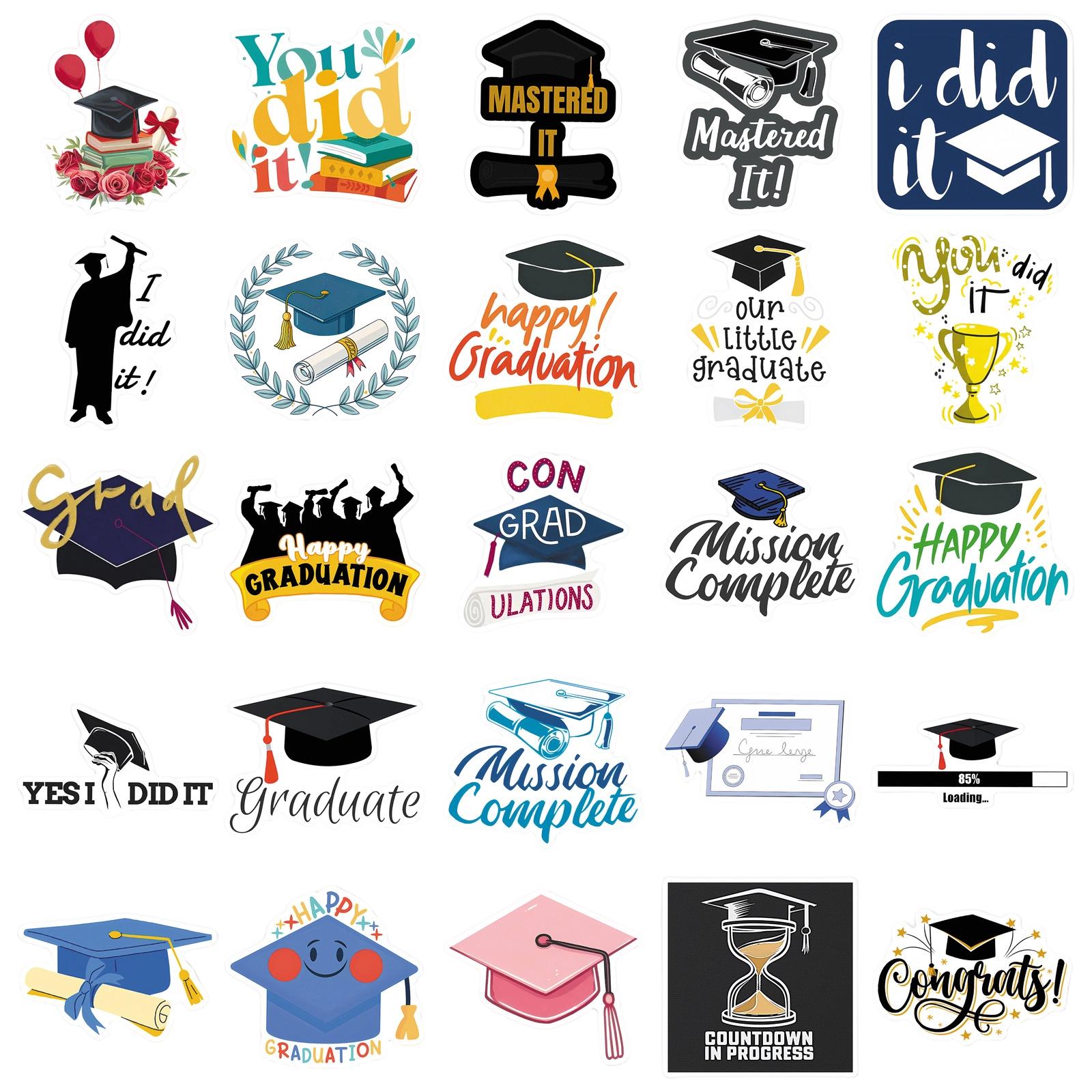 0 Graduation Stickers, Party Decoration, Graduation DIY Handheld Booklet, Gouka Stickers One Size
0 Graduation Stickers, Party Decoration, Graduation DIY Handheld Booklet, Gouka Stickers One Size