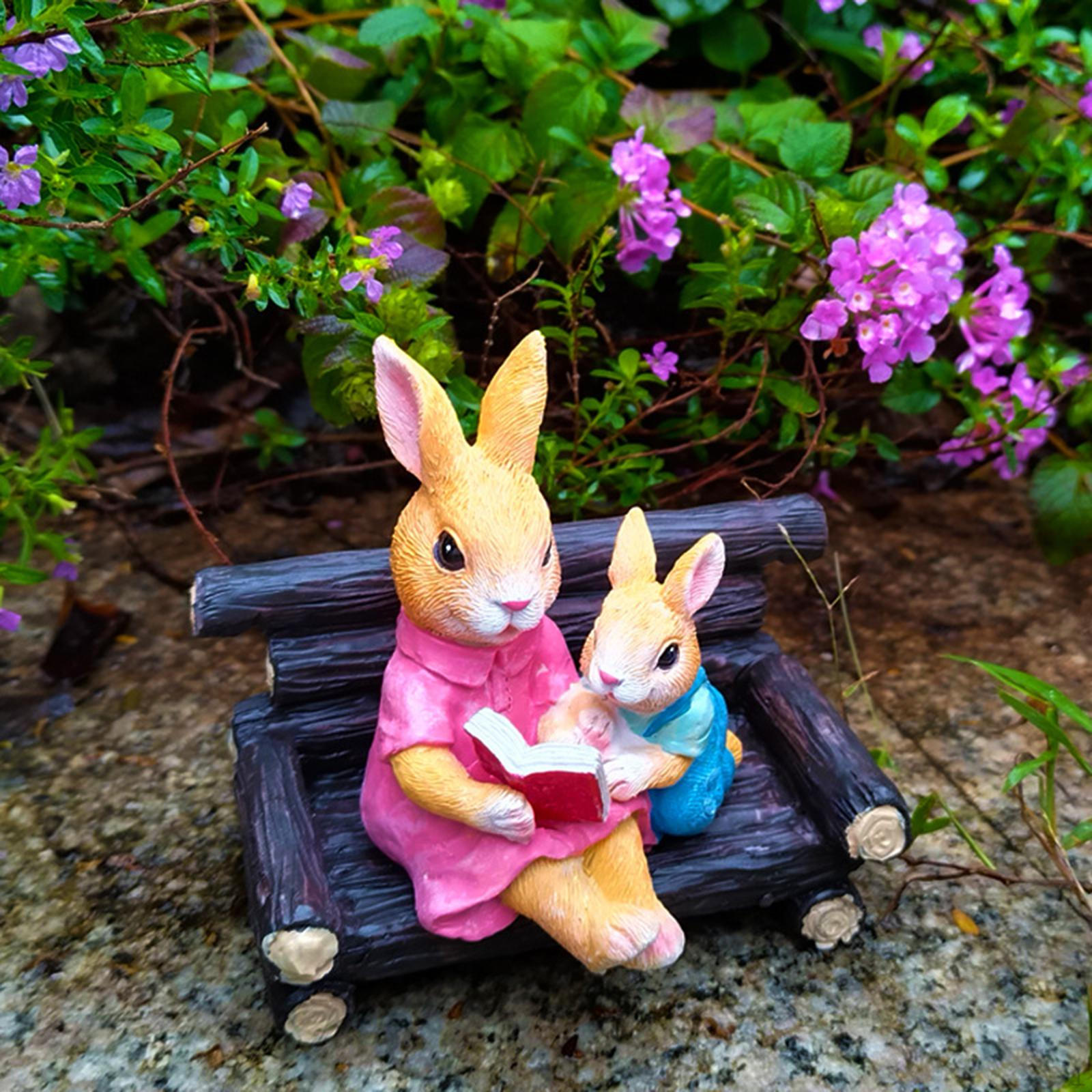 Garden Bunny Swing Statue,Easter Birthday Party Supplies,Resin Craft,Cute Reading Book Sculpture for
Garden Bunny Swing Statue,Easter Birthday Party Supplies,Resin Craft,Cute Reading Book Sculpture for