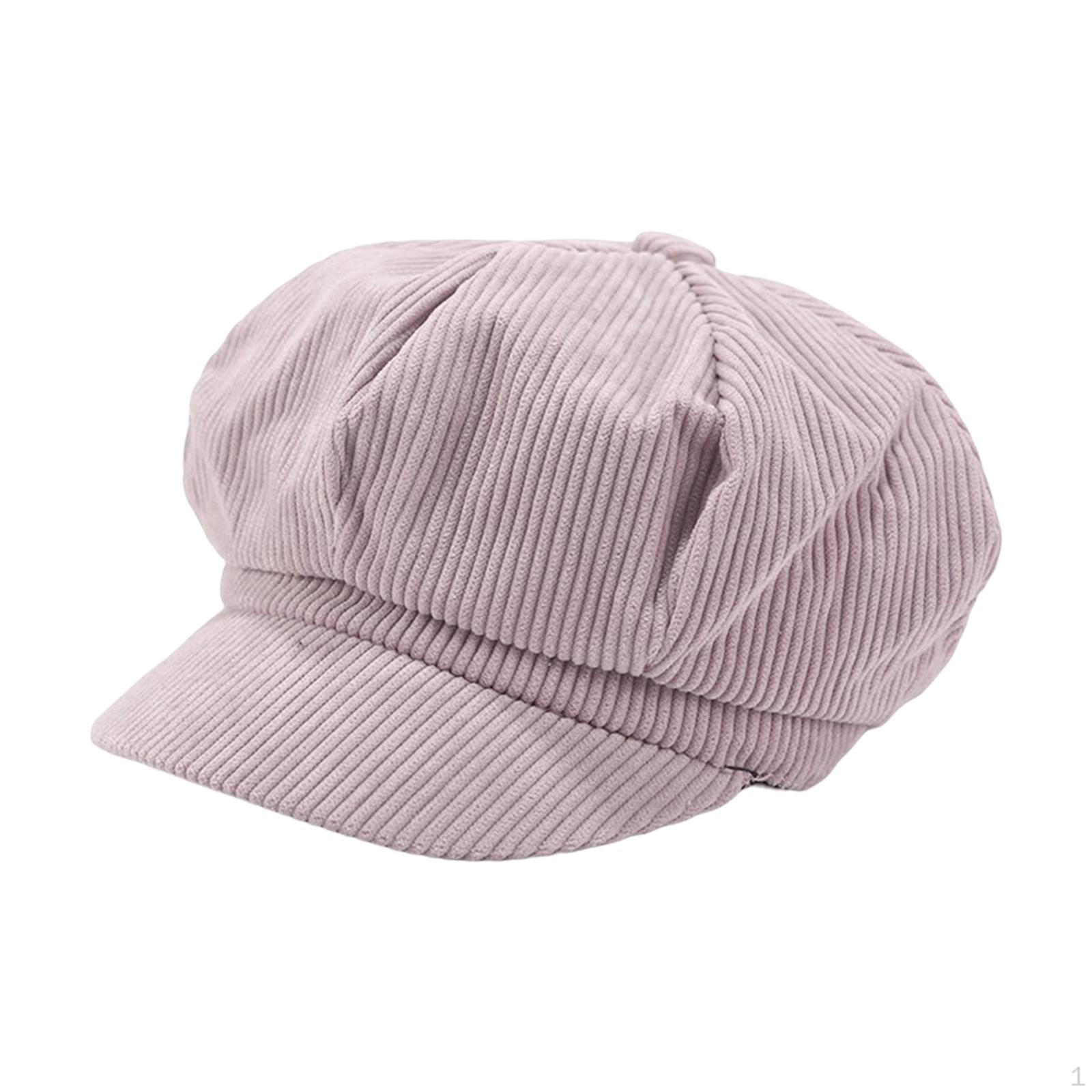 Classic Octagonal Hat, Men Comfortable Autumn Corduroy Versatile Lightweight Casual Winter Beret for Фіолетовий
Classic Octagonal Hat, Men Comfortable Autumn Corduroy Versatile Lightweight Casual Winter Beret for Фіолетовий