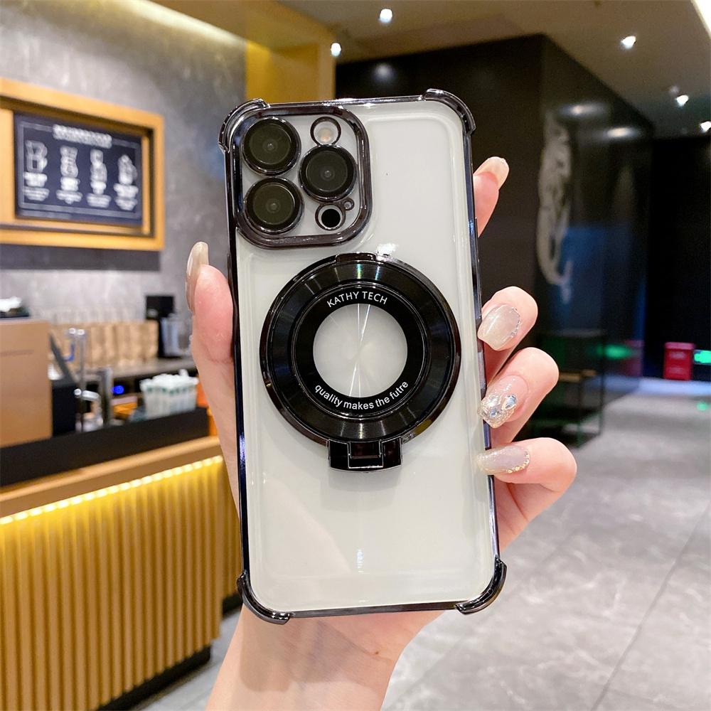 Magnetic Stand Transparent Plating Phone Case For iPhone 17 16 15 Pro Max 14 13 12 11 X XR XS 7 8 Plus SE Armour Protector Cover For iPhone 16 Pro&Case & Holder
Magnetic Stand Transparent Plating Phone Case For iPhone 17 16 15 Pro Max 14 13 12 11 X XR XS 7 8 Plus SE Armour Protector Cover For iPhone 16 Pro&Case & Holder