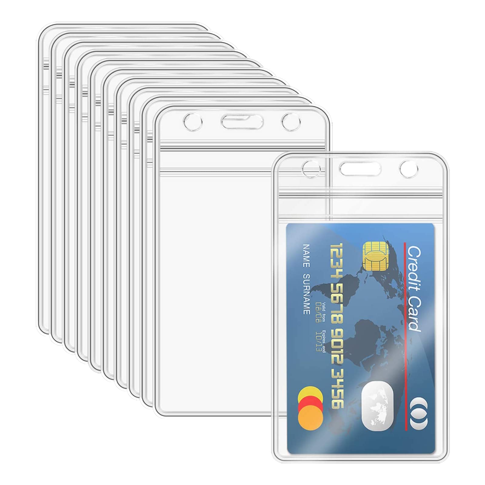 DFsucces ID Card Мягкая именная бирка с именем Прозрачная карточка для сотрудников, студентов, членство в бизнесе, упаковка из 10 держателей, чехол, держатель, вертикальный, водонепроницаемый, ПВХ, удостоверение личности, удостоверение личности,
DFsucces ID Card Мягкая именная бирка с именем Прозрачная карточка для сотрудников, студентов, членство в бизнесе, упаковка из 10 держателей, чехол, держатель, вертикальный, водонепроницаемый, ПВХ, удостоверение личности, удостоверение личности,