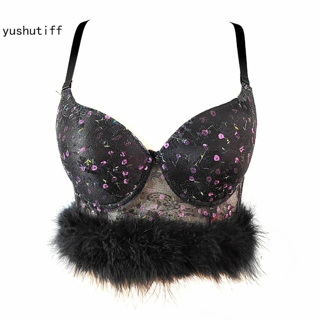 Укороченный топ yushutiff Gyaru с блестками и перьями, корсет для ночного клуба, бюстгальтер Rave, женский бюстье, женские жилеты без рукавов
Укороченный топ yushutiff Gyaru с блестками и перьями, корсет для ночного клуба, бюстгальтер Rave, женский бюстье, женские жилеты без рукавов