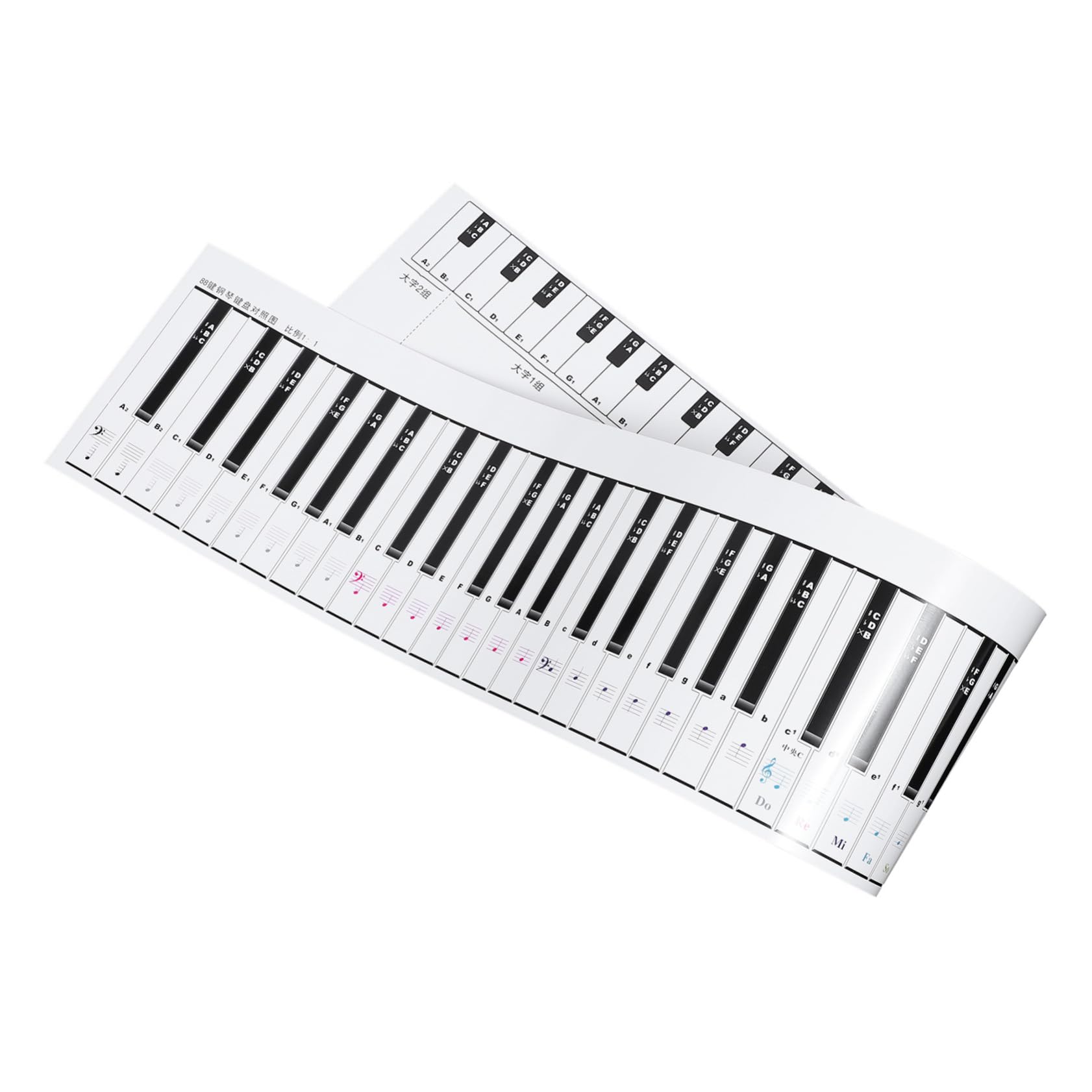 Alasum Piano Practice Keyboard 88 Key Learning Keyboard Soft Keyboard Sheet, Note, Paper, Piano, Label, Foldable, Beginner, Aid, Do-Re-Mi, Sticker, білий
Alasum Piano Practice Keyboard 88 Key Learning Keyboard Soft Keyboard Sheet, Note, Paper, Piano, Label, Foldable, Beginner, Aid, Do-Re-Mi, Sticker, білий
