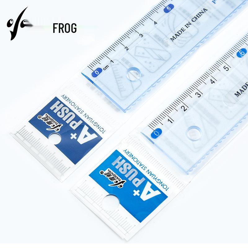 Little Frog 15-20cm Frosted Plastic Straight Ruler with Wavy Line for Students and Office Use 15cm Model P064
Little Frog 15-20cm Frosted Plastic Straight Ruler with Wavy Line for Students and Office Use 15cm Model P064