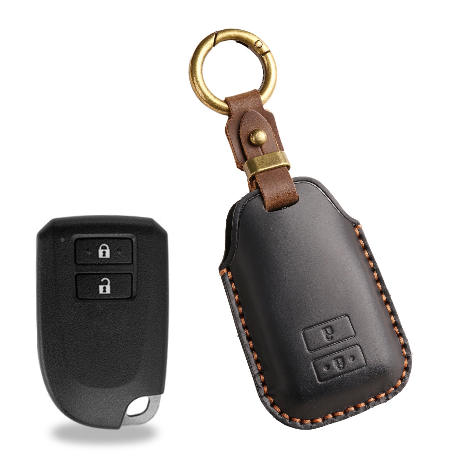 Retro key cover is suitable for Toyota Yaris pure hand-stitched leather key protection clasp
Retro key cover is suitable for Toyota Yaris pure hand-stitched leather key protection clasp