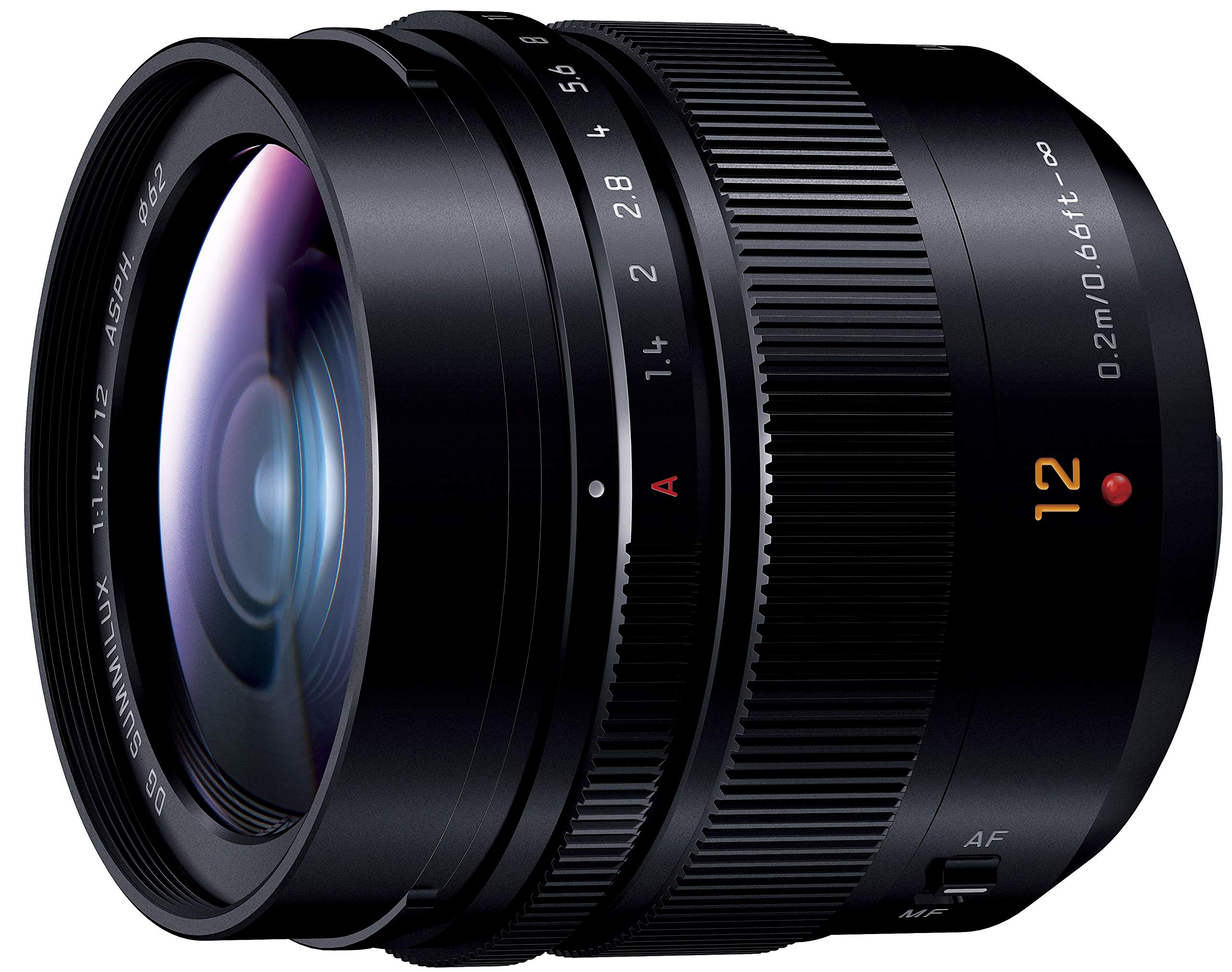 Panasonic Single Focus Wide Angle Lens for Micro Four Thirds Leica DG SUMMILUX 12mm/F1.4 ASPH. H-X012
Panasonic Single Focus Wide Angle Lens for Micro Four Thirds Leica DG SUMMILUX 12mm/F1.4 ASPH. H-X012