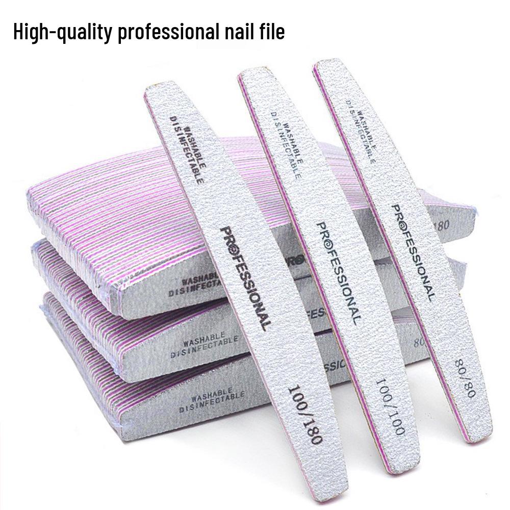 High-Quality Professional Half-Moon Nail File, Purple Core, Wear-Resistant with Teeth 17.8 x 2.8 x 0.4 cm
High-Quality Professional Half-Moon Nail File, Purple Core, Wear-Resistant with Teeth 17.8 x 2.8 x 0.4 cm