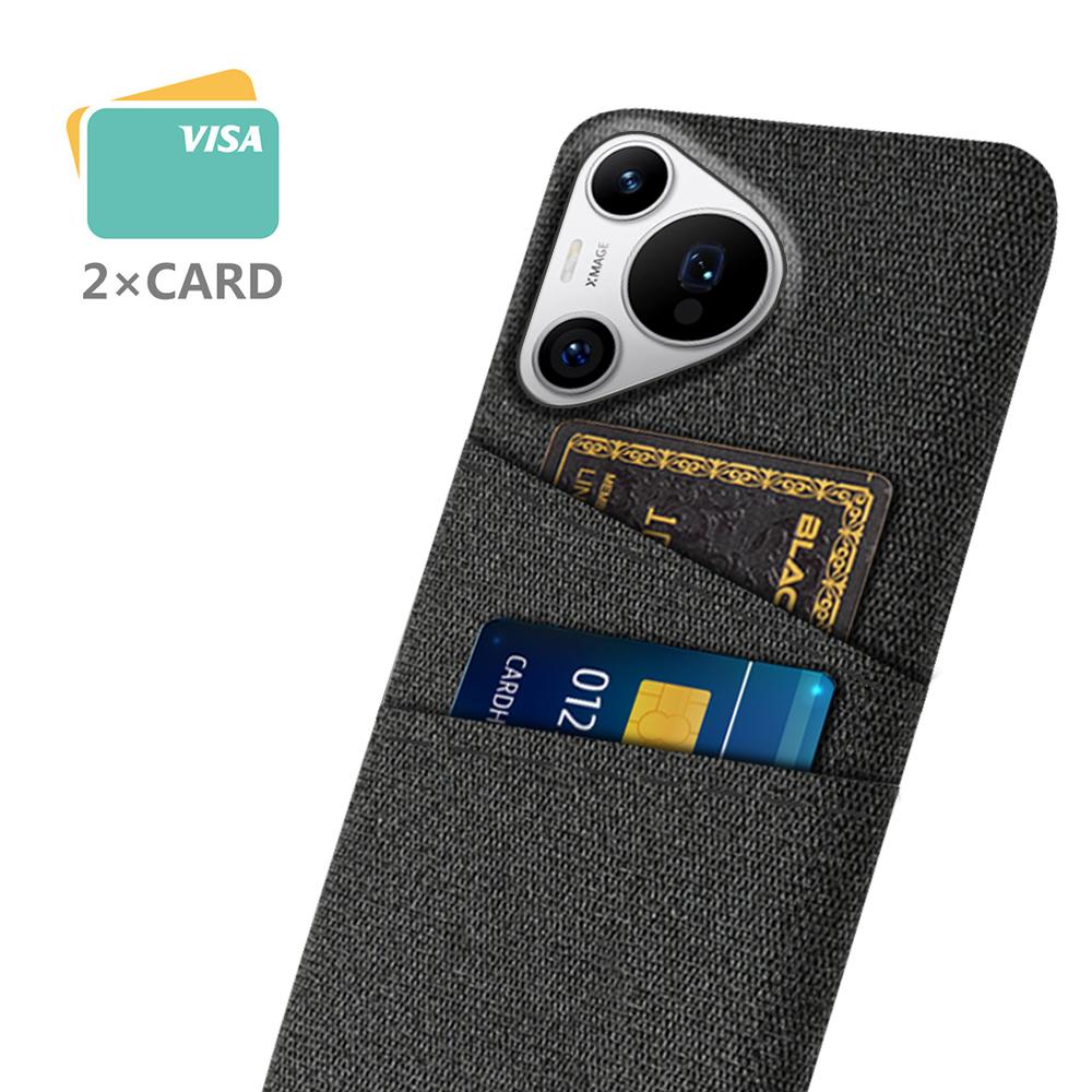 For Huawei Pura 70 Pro/Pura 70 Pro+ Case Card Holder Hard PC with Cloth Phone Protection Cover Black
For Huawei Pura 70 Pro/Pura 70 Pro+ Case Card Holder Hard PC with Cloth Phone Protection Cover Black