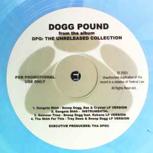 12inch Record SNOOP DOGG - Gangsta Shhh / Summertime / The Shh NONE DPG RECORDZ 2003 US Rap & Hip-Hop/R&B Used
12inch Record SNOOP DOGG - Gangsta Shhh / Summertime / The Shh NONE DPG RECORDZ 2003 US Rap & Hip-Hop/R&B Used
