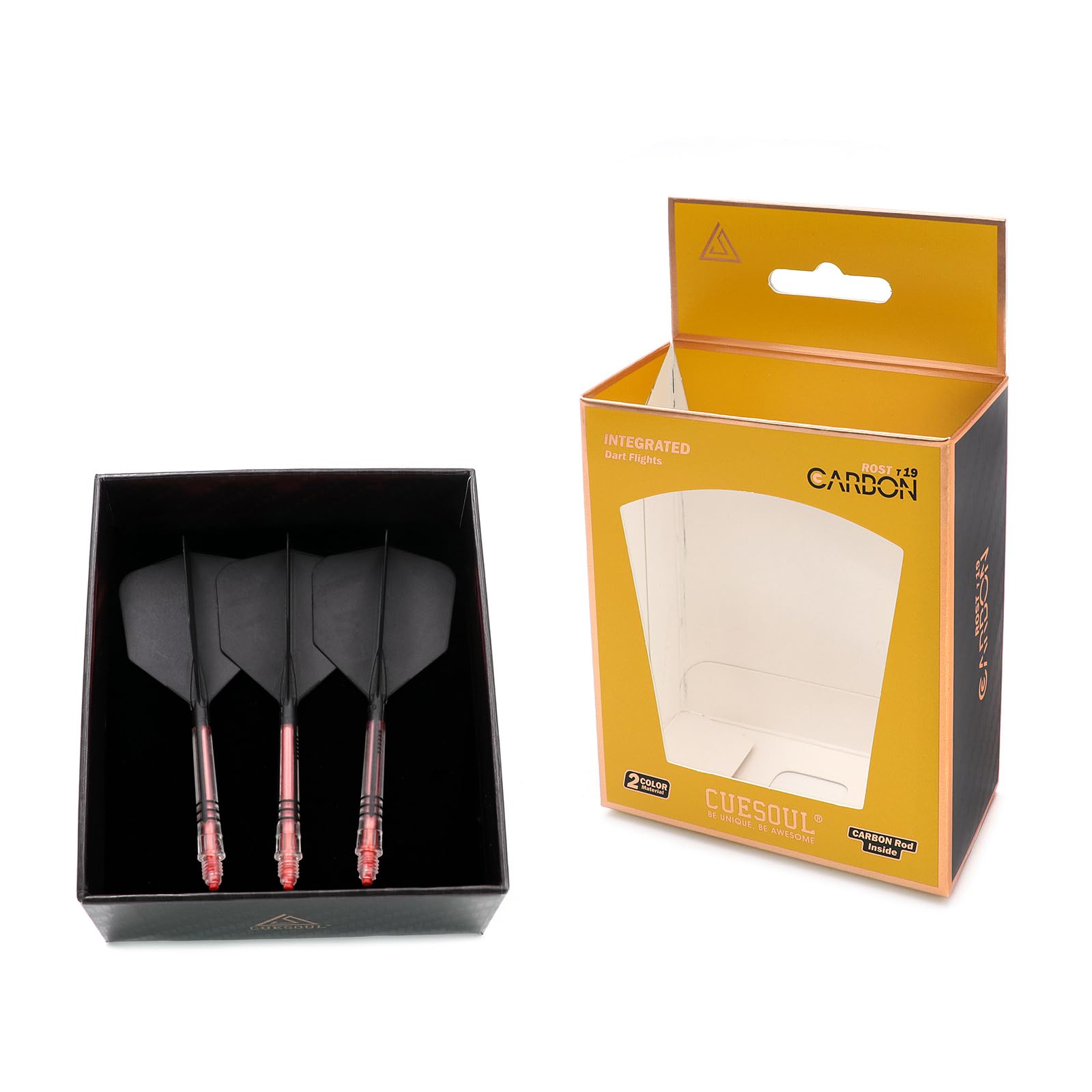 CUESOUL ROST AK57 T19 Carbon Fiber Rod Integrated Flight Big Wing Shape Set of 3 Built-in (CS-AK571-12)
CUESOUL ROST AK57 T19 Carbon Fiber Rod Integrated Flight Big Wing Shape Set of 3 Built-in (CS-AK571-12)