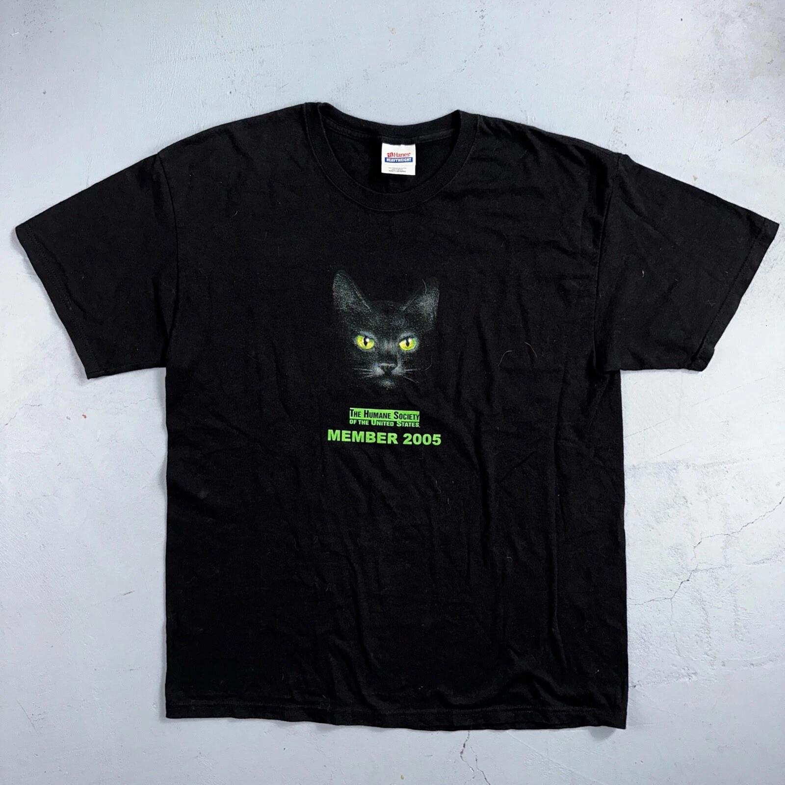 Black Cat 2005 VTG T Shirt Mask Movie Humane Society Animals Cute Love Hans 2XL
Black Cat 2005 VTG T Shirt Mask Movie Humane Society Animals Cute Love Hans 2XL