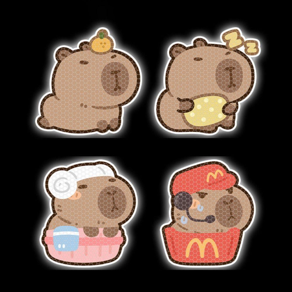 4 шт. персонализированные наклейки Capybara для защиты кузова от царапин, украшения электромобиля
4 шт. персонализированные наклейки Capybara для защиты кузова от царапин, украшения электромобиля